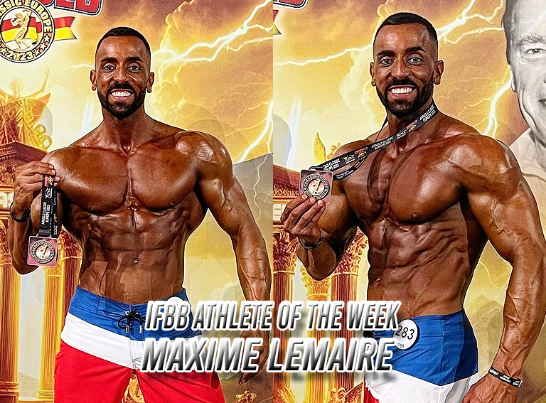 Portada Maxime Lemaire Ifbb Athlete Of The Week, Maxime Lemaire